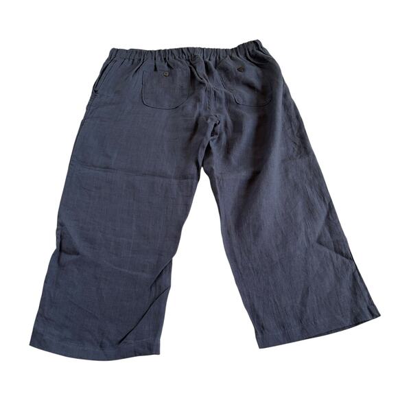 Vikolino Women's Crop Linen Pants XL - Picture 2 of 5